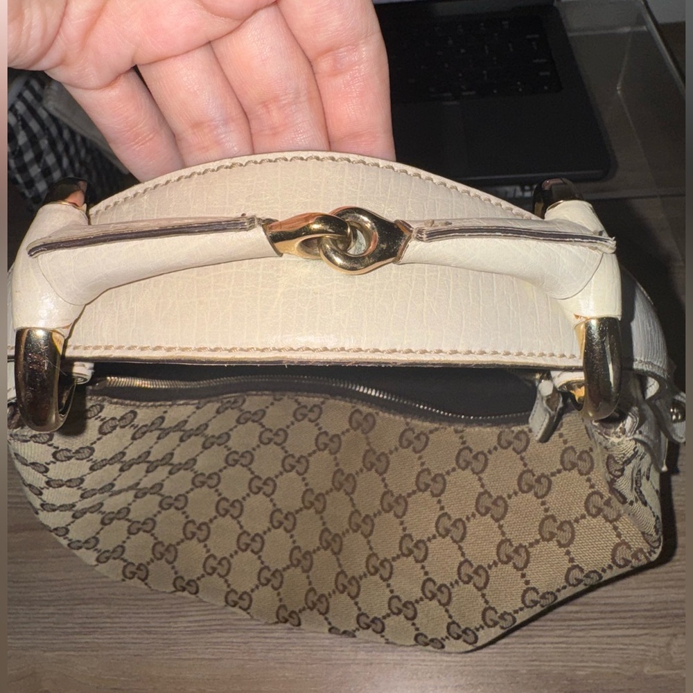 Gucci canvas hobo bag medium - Picture 4 of 9
